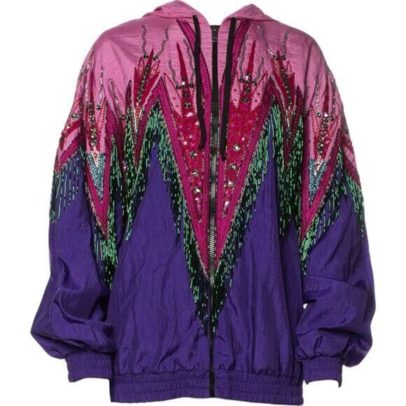 Gucci Embellished Hood Bomber Jacket, XS - Picture 1 of 16